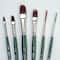Silver Brush Limited Ruby Satin® 6 Piece Grass Combs Brush Set